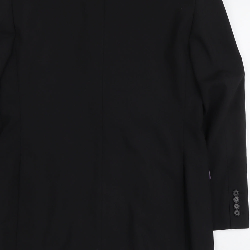 Mens UK Size L Greenwoods Regular Black Suit Jacket