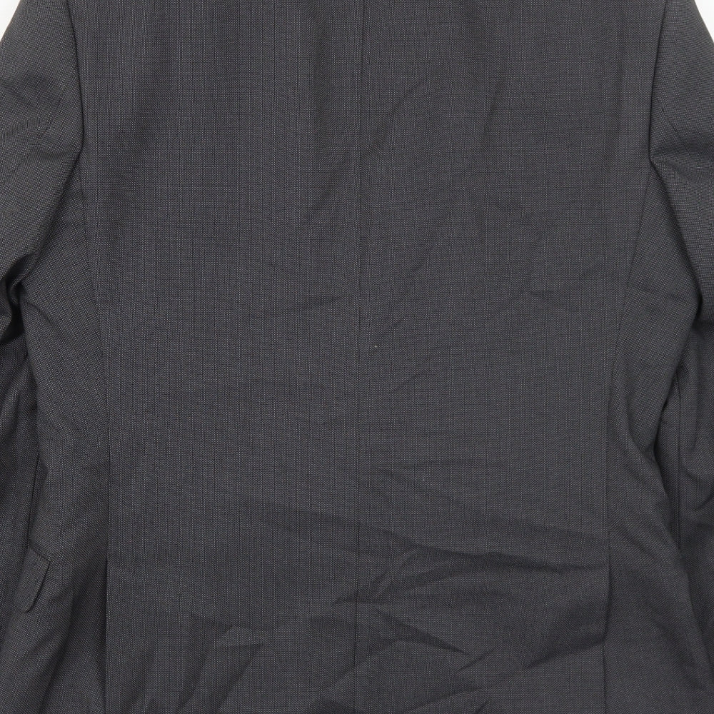 Mens UK Size 38 Burton Regular Grey Suit Jacket