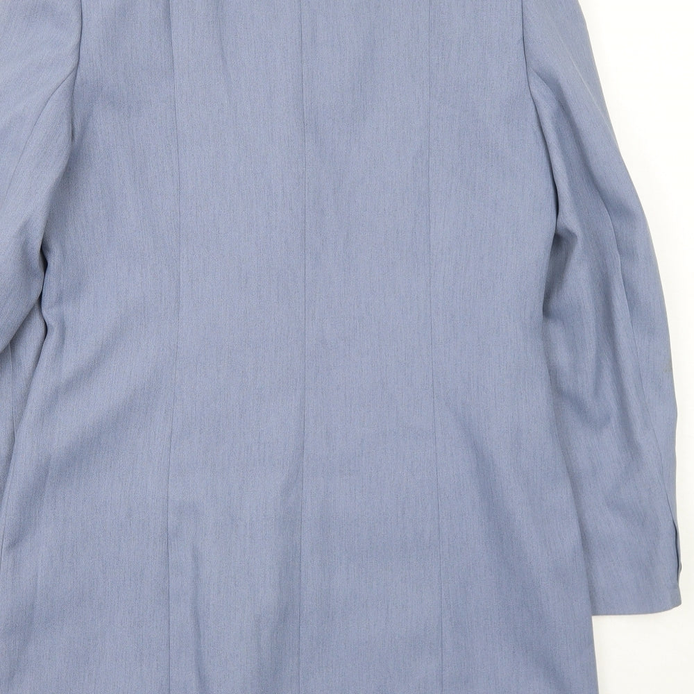 Mackays Womens Blue Jacket Blazer Size 12 Button