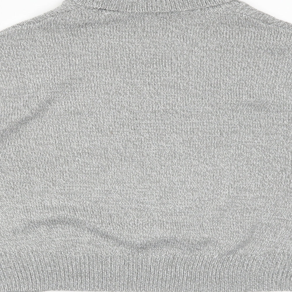 Womens UK Size XS H&M Grey Pullover Jumper