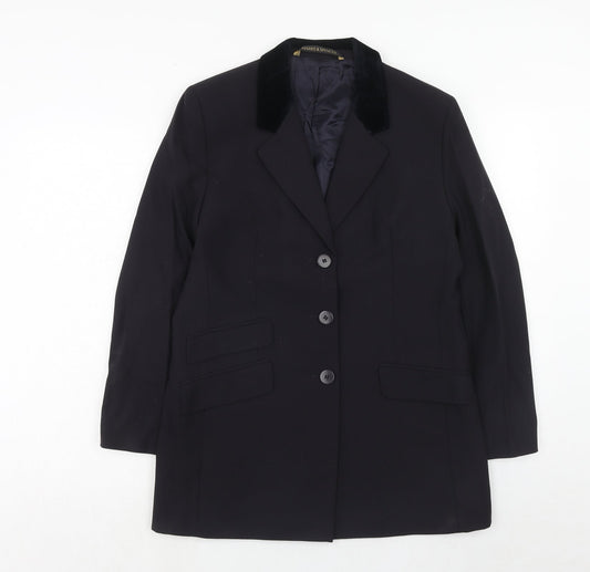 Womens UK Size 14 Marks and Spencer Regular Blue Suit Jacket