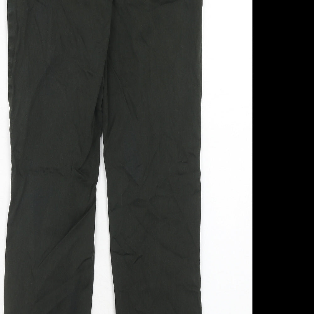 Womens UK Size 8 Marks and Spencer Regular Fit Green Trousers