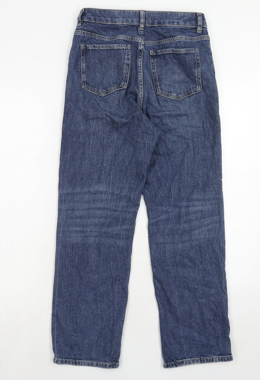 Womens UK Size 28 in Marks and Spencer Regular Fit Straight Blue Jeans