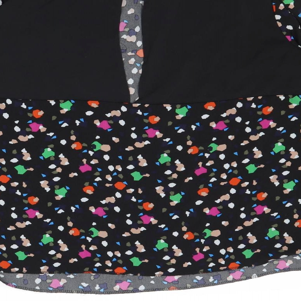 Womens UK Size 12 Warehouse Multicoloured Basic Blouse