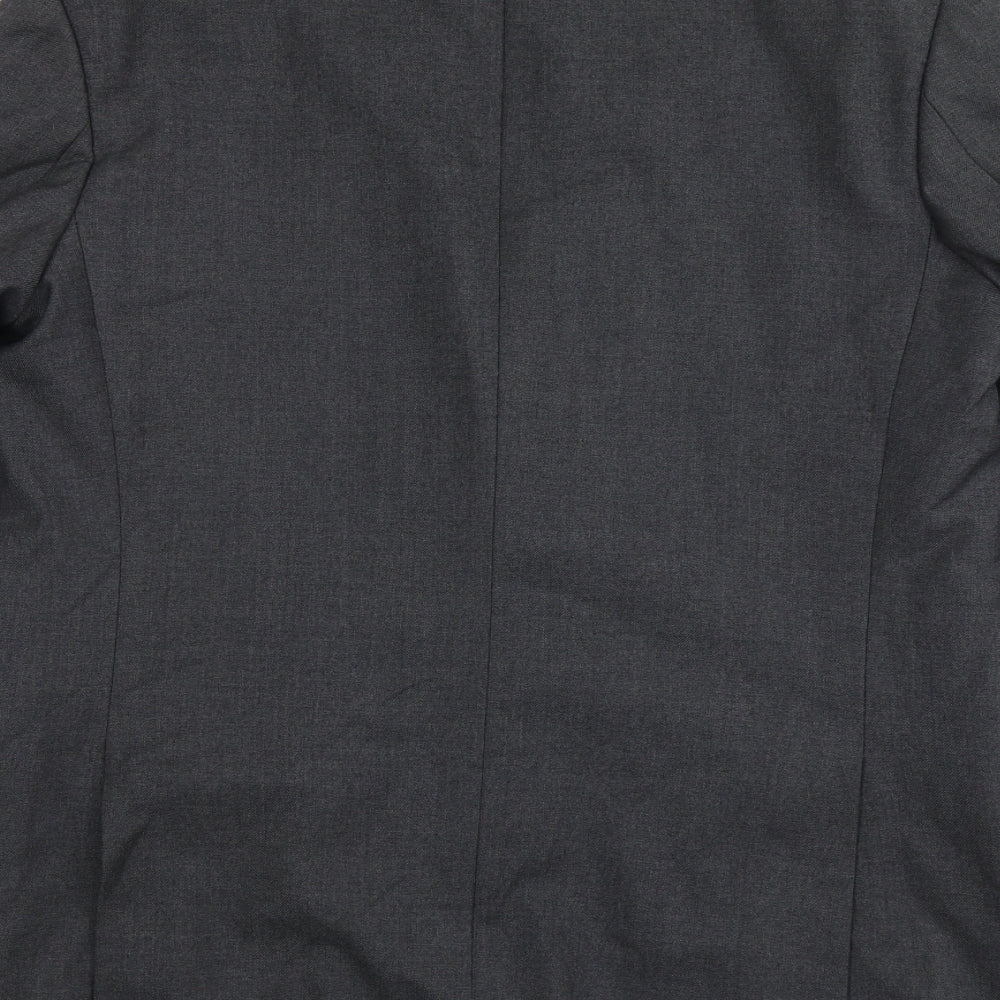 Mens UK Size L The Label Regular Grey Suit Jacket