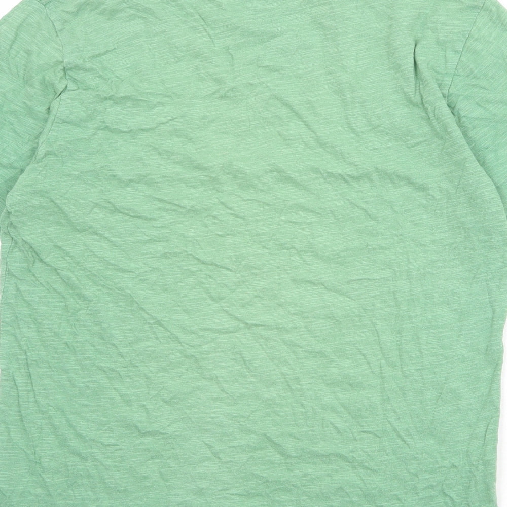 Womens UK Size S Gap Green Basic T-Shirt