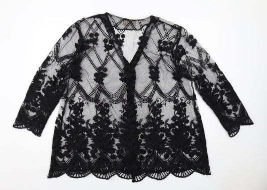 Womens UK Size M Miss Selfridge Black Jacket