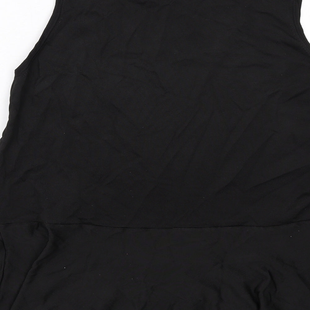 Womens UK Size 10 Marks and Spencer Black Basic Tank