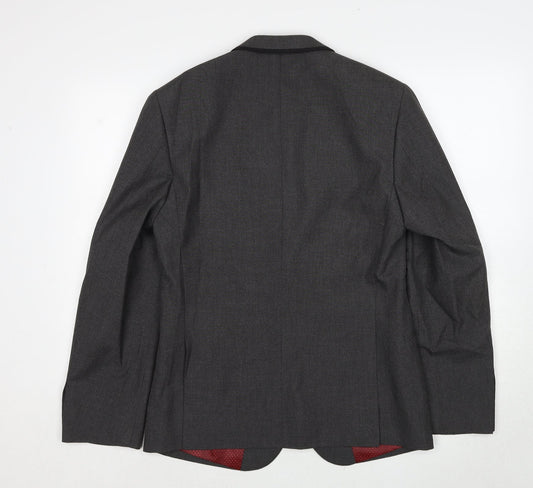 Mens UK Size 38 Burton Regular Grey Suit Jacket