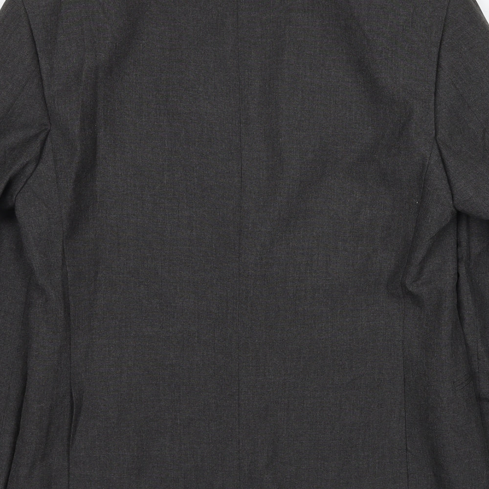 Mens UK Size 38 Burton Regular Grey Suit Jacket