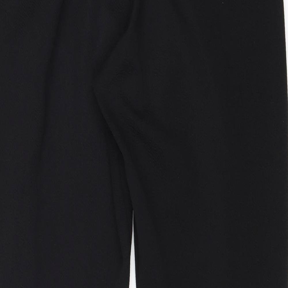 Womens UK Size 8 Select Regular Fit Black Trousers