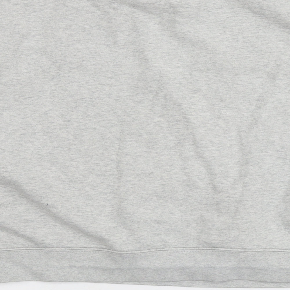 H&M Womens Grey Cotton Pullover Sweatshirt Size L Pullover - Enjouee