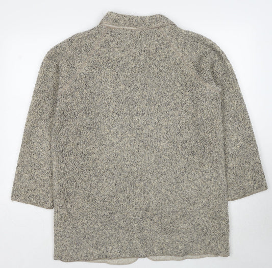 Liz Claiborne Womens Beige Jacket Size M Toggle