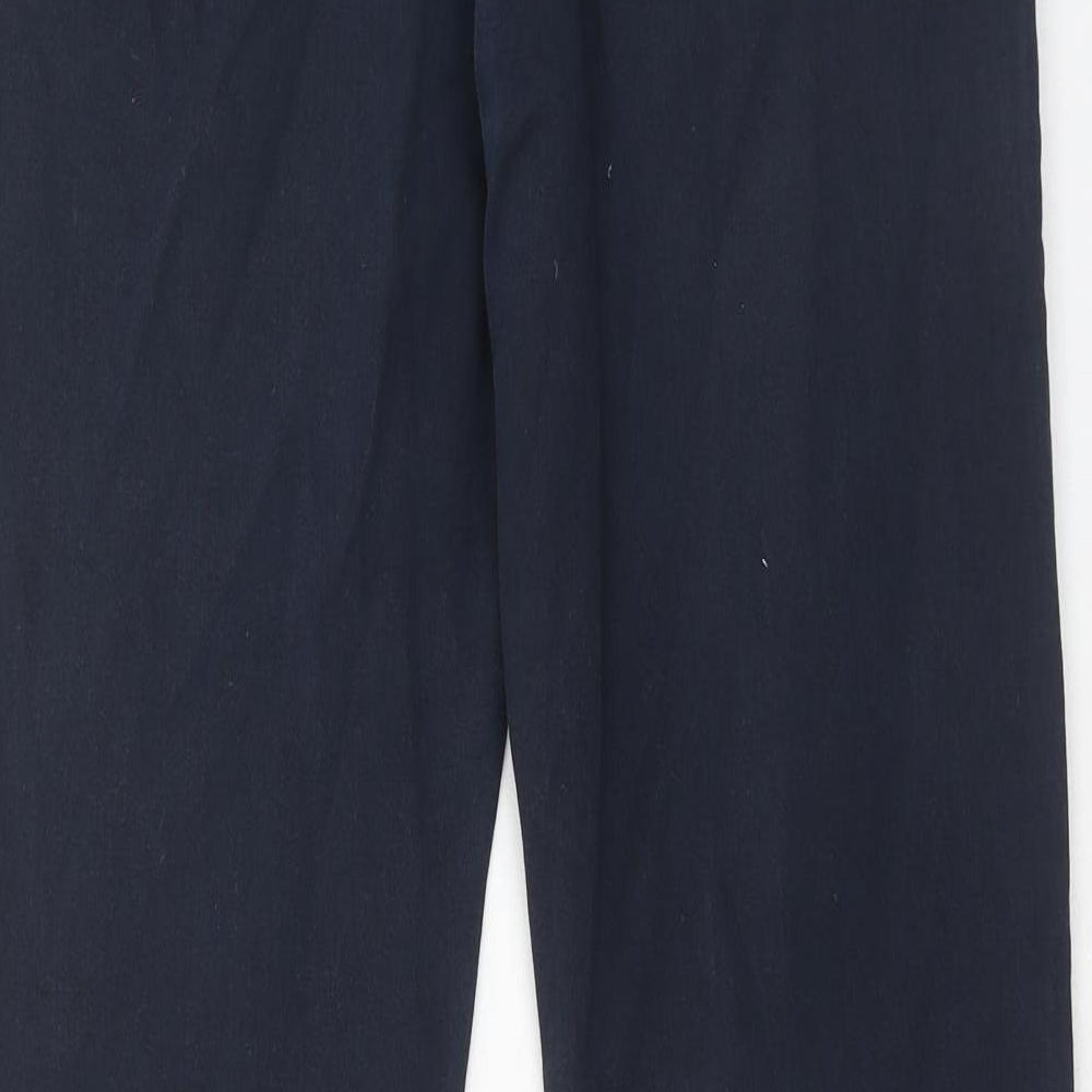 H&M Mens Blue Cotton Straight Jeans Size 31 in Slim Zip