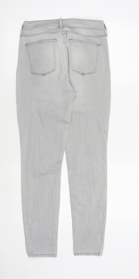 Gap Womens Grey Cotton Jegging Jeans Size 28 in Regular Zip