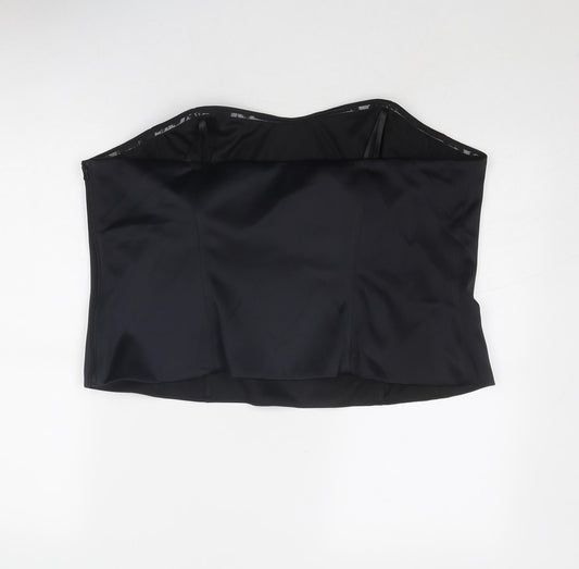 Womens UK Size 24 Marks and Spencer Black Cropped Tank