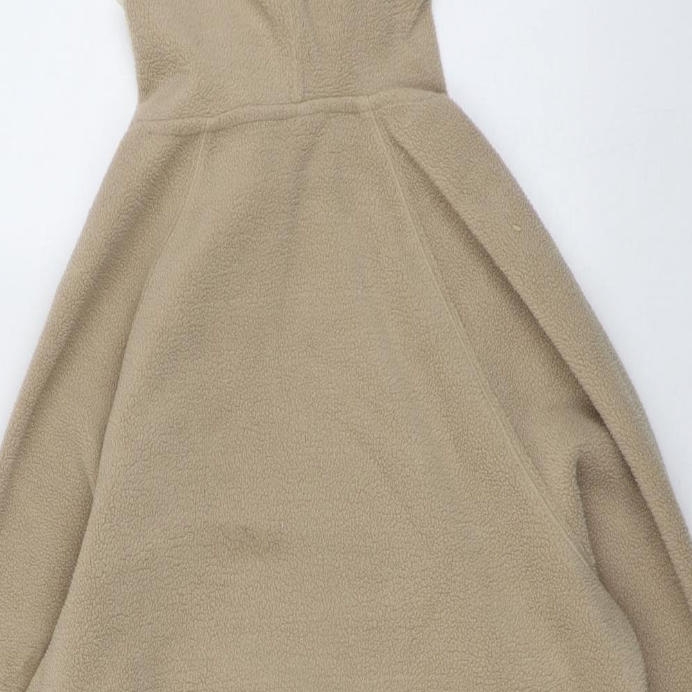 H&M Womens Beige Polyester Pullover Hoodie Size XS Pullover