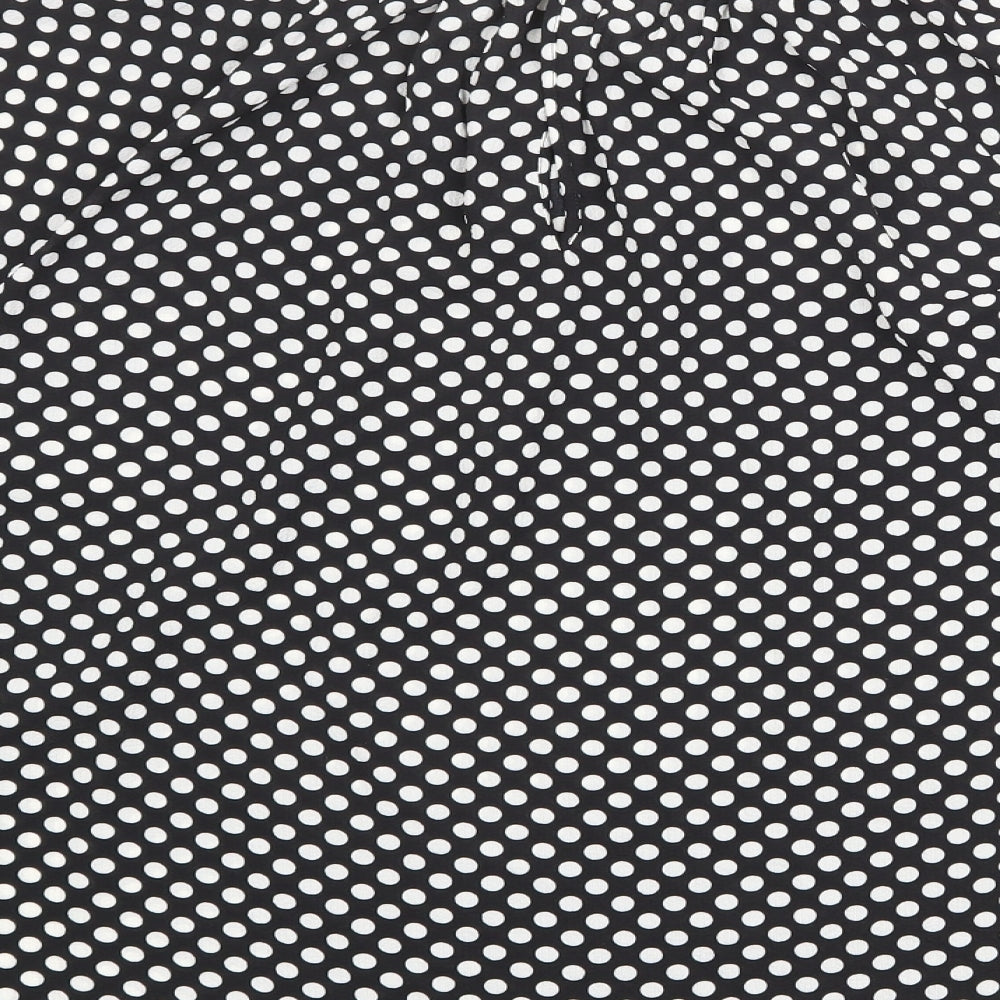 Womens UK Size 12 Marks and Spencer Black Basic Blouse