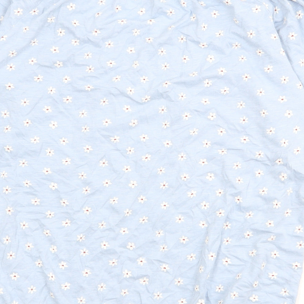 Womens UK Size 8 M&Co Blue Basic Blouse