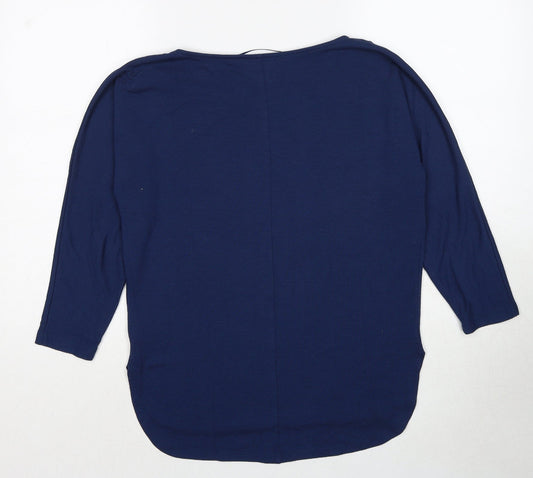 Womens UK Size 8 Betty Barclay Blue Pullover Jumper