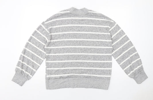 Womens UK Size 10 Marks and Spencer Grey Pullover Jumper