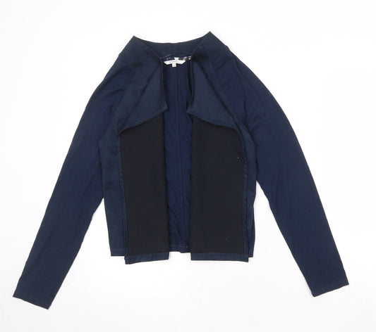 Womens UK Size M Sandwich Blue Cardigan Jumper
