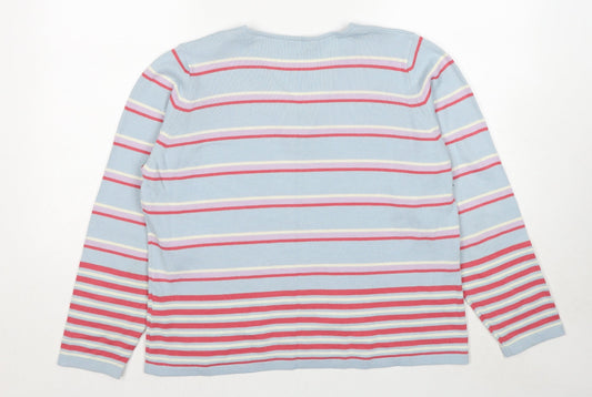 Womens UK Size 20 Marks and Spencer Multicoloured Pullover Jumper