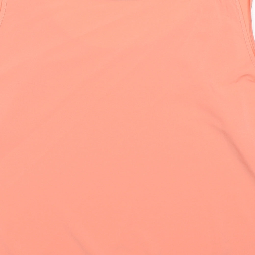 Womens UK Size 22 Marks and Spencer Pink Basic Tank