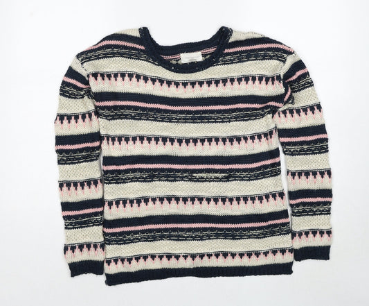 Womens UK Size M Springfield Multicoloured Pullover Jumper