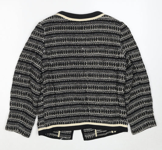 Womens UK Size 8 NEXT Black Cardigan Jumper