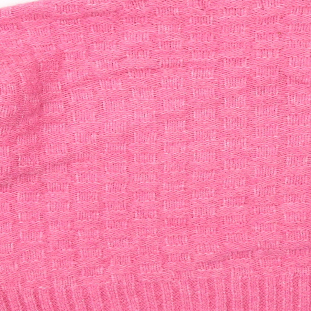 Womens UK Size M Marks and Spencer Pink Pullover Jumper