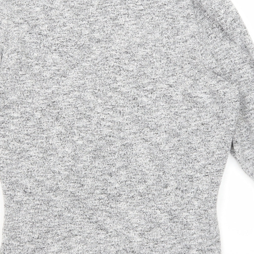 Womens UK Size 8 Dorothy Perkins Grey Pullover Jumper