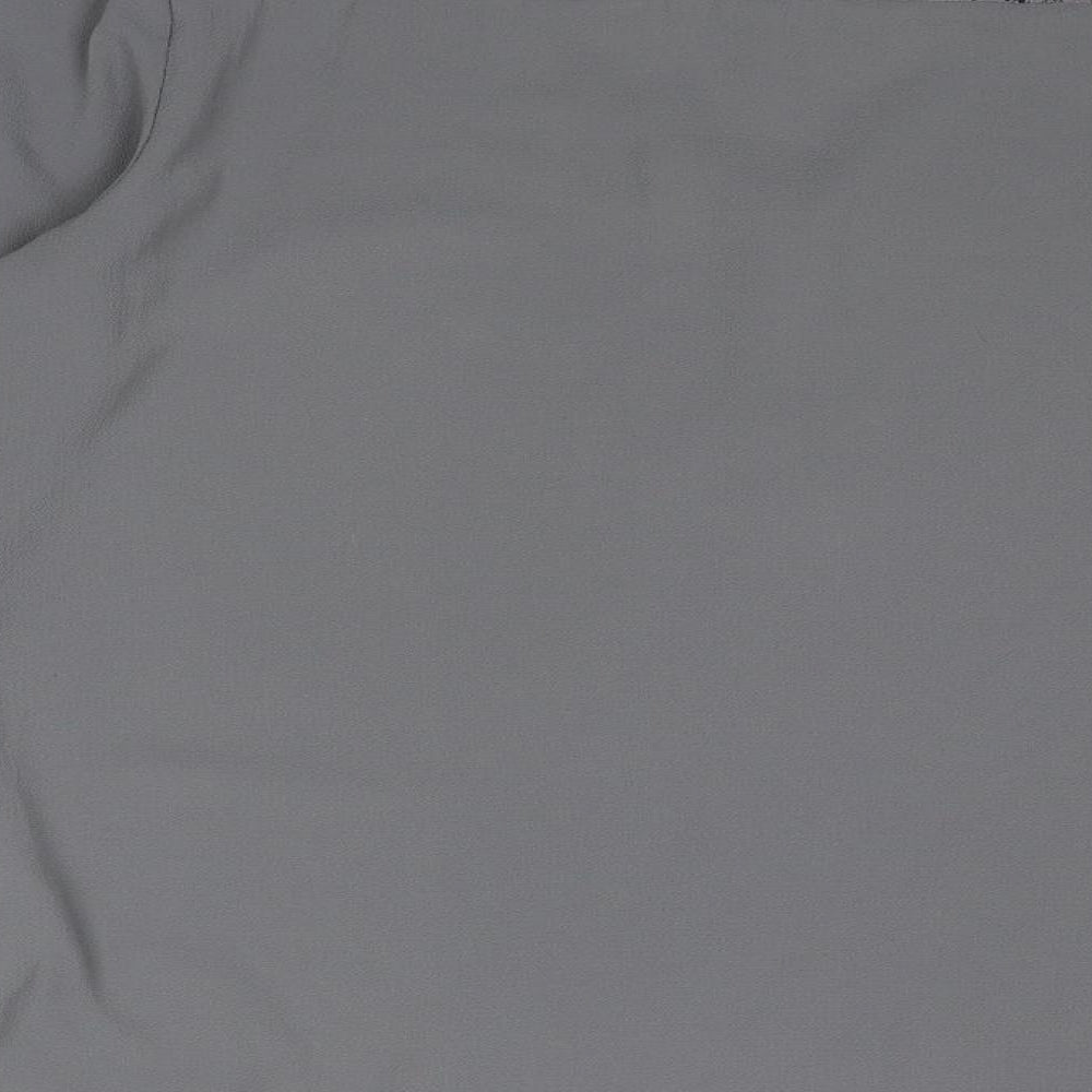 Womens UK Size 12 New Look Grey Basic Blouse