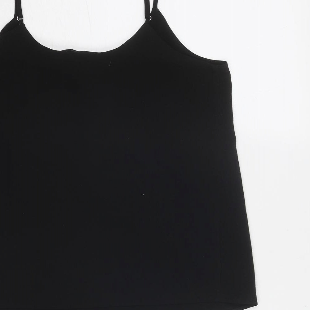 Womens UK Size 10 River Island Black Camisole Tank