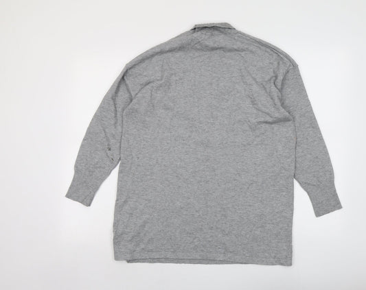 Womens UK Size 14 Dorothy Perkins Grey Pullover Jumper
