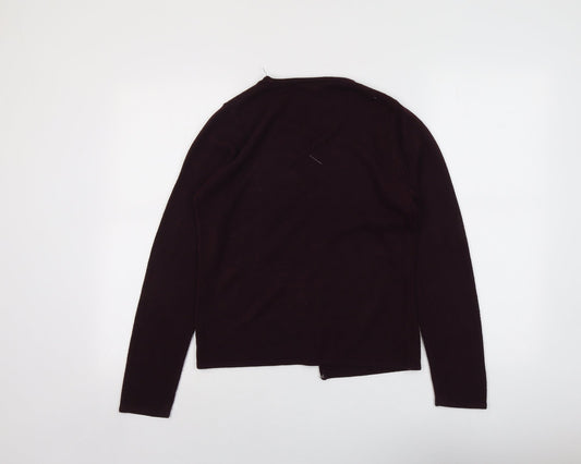 Womens UK Size 10 Sara Purple Cardigan Jumper