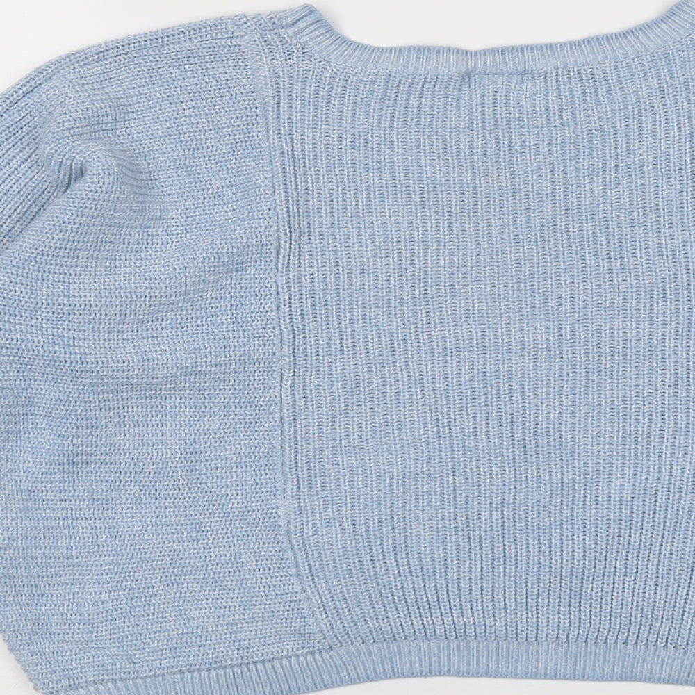 Womens UK Size 12 Topshop Blue Pullover Jumper