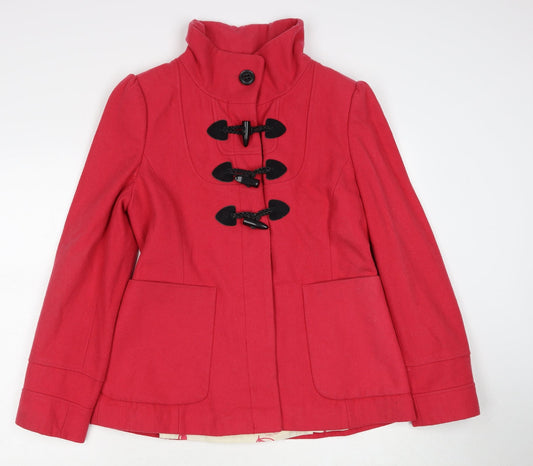 Womens UK Size 12 Red Herring Pink Jacket