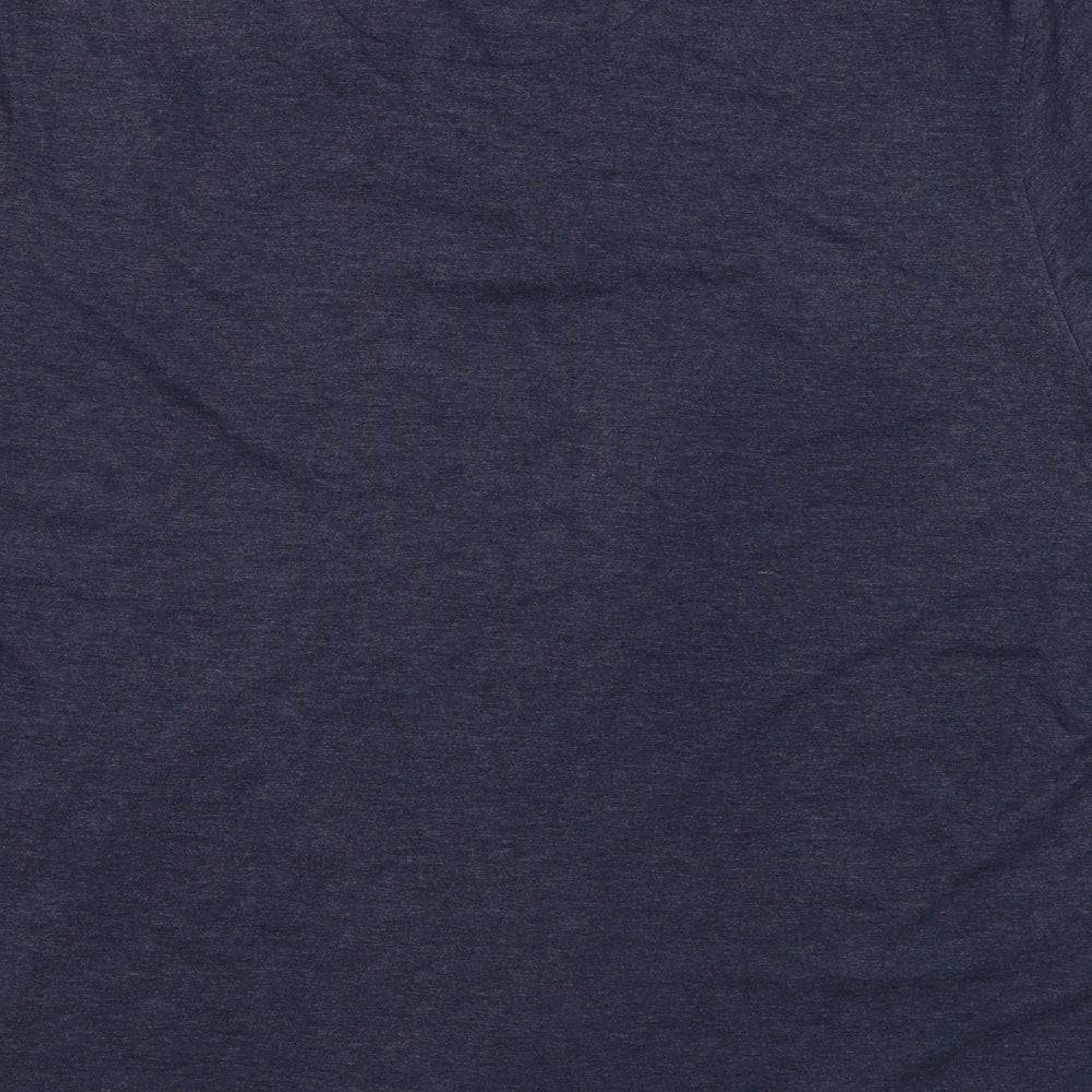 Red Herring Mens Blue Cotton Polo Size L Collared Pullover