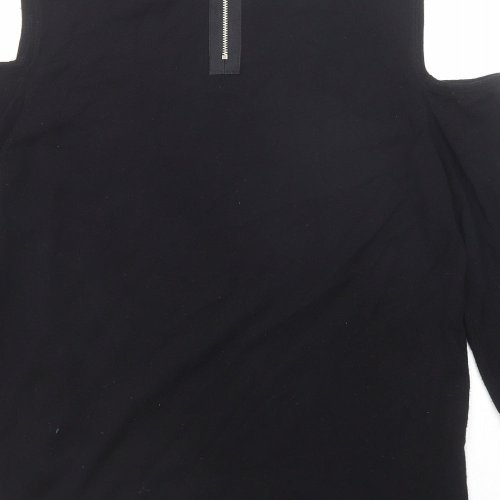 Womens UK Size M Wallis Black Pullover Jumper