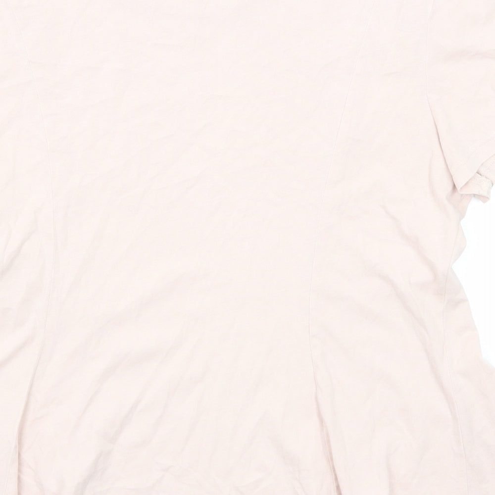 Womens UK Size L Gap Pink Basic T-Shirt