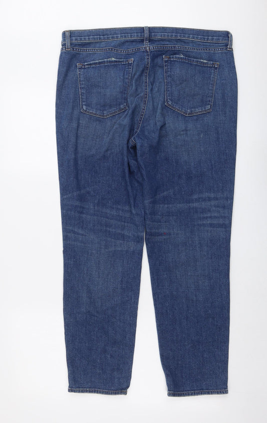 J Brand Mens Blue Cotton Straight Jeans Size 32 in L28 in Regular Button