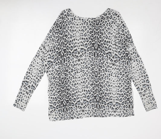Womens UK Size S H&M Grey Pullover Jumper