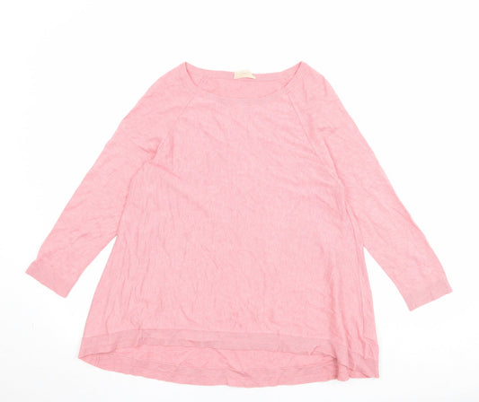 Womens UK Size 10 Phase Eight Pink Pullover Jumper