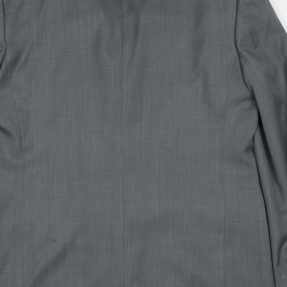 Mens UK Size 44 Greenwoods Regular Grey Suit Jacket