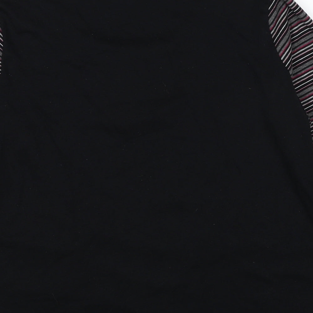 Womens UK Size M Bonmarché Black Basic Blouse