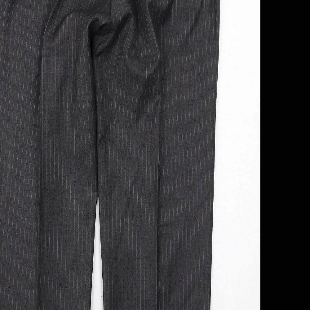 Mens UK Size 34 in Butler and Webb Regular Fit Dress Pants Grey Trousers