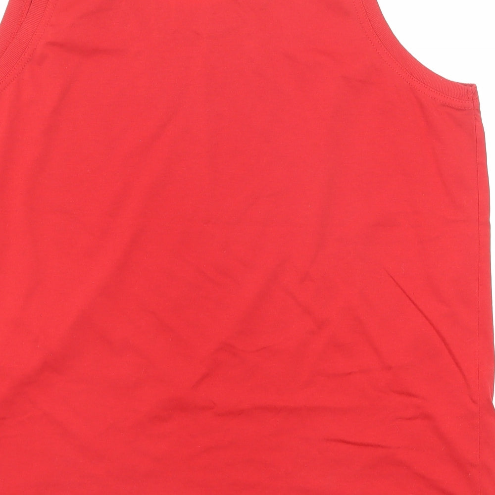 Womens UK Size 22 essence Red Basic Tank