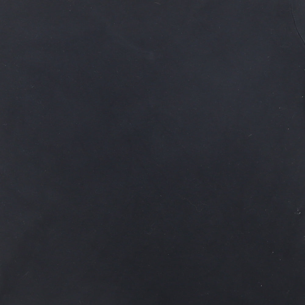 B&C Womens Black Cotton Basic T-Shirt Size XL V-Neck - Monte Carlo