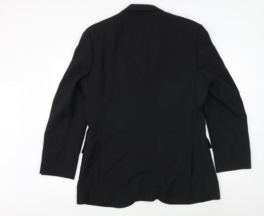 Mens UK Size 40 Karl Jackson Regular Black Suit Jacket